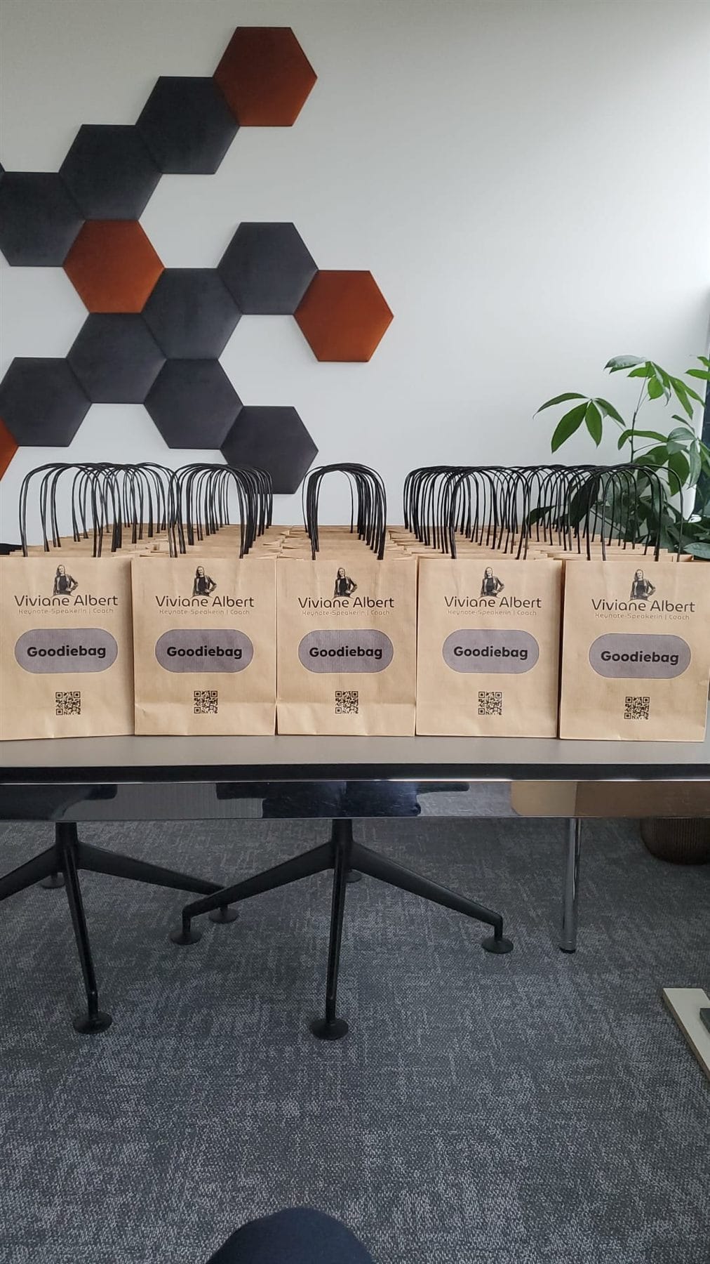 Goodiebags für Viviane Albert, gestaltet und umgesetzt von Brandqueen